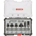BOSCH Sada fréz s 6mm vřetenem Trim&Edging, 6 ks 2607017468 – Zboží Dáma