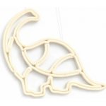 DECOLED Vánoční ozdoba dinosaurus 30 cm bílá – Hledejceny.cz