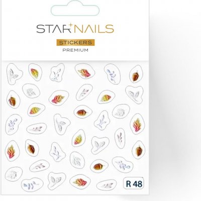 Nálepky na nehty 3D Premium samolepky R48 – Hledejceny.cz