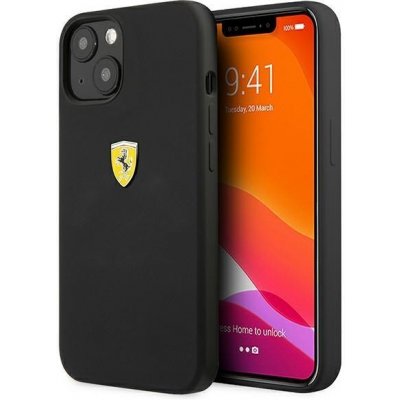 Pouzdro Ferrari hard iPhone 13 Mini 5.4" Silicone černé
