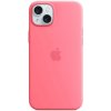 Pouzdro a kryt na mobilní telefon Apple Apple iPhone 15 Plus Silicone Case MagSafe růžové MWNE3ZM/A