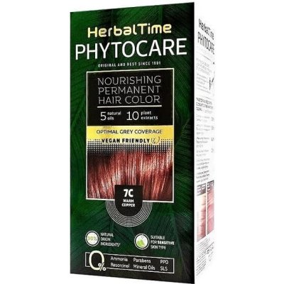 HerbalTime Phytocare natural Vegan 7C teplá měděná 130 ml