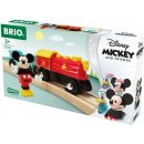 Dřevěný vláček Brio World Vlak na baterie Myšáka Mickeyho