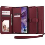 Pouzdro Spigen Wallet S Plus Burgundy Samsung Galaxy S23 – Hledejceny.cz