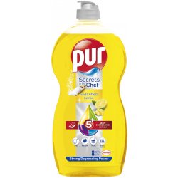 Pur Secrets of the Chef Soda Effect Lemon přípravek na ruční mytí nádobí 1200 ml