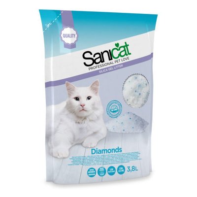 SANICAT Diamonds silikonový kočkolit 3.8 L