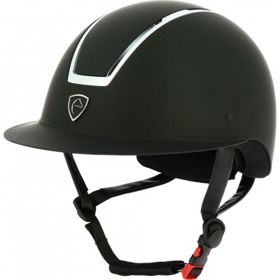 Equithème Helma jezdecká Glint Mat matt black silver – Sleviste.cz