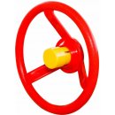Volant červený s žlutým klaksonem