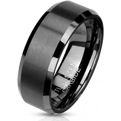 Steel Edge Pánský prsten z wolframu SERTU10