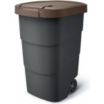 Prosperplast Wheeler 110 l s odolnými kolečky hnědá – Zboží Dáma