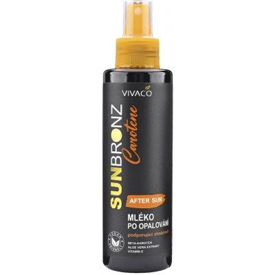 Vivaco SUN BRONZ MLÉKO PO OPALOVÁNÍ CAROTENE 150 ml – Zboží Dáma