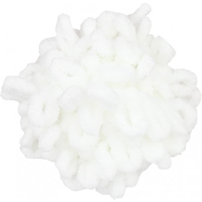 Alize Příze Puffy - žinylka - pro pletení rukama Puffy: 55 Bílá