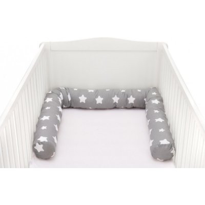 Fillikid Mantinel válec do postýlky Jersey stars šedá – Hledejceny.cz