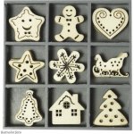 HEYDA Dřevěné ozdoby v boxu vánoce II. – Zboží Dáma