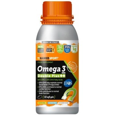 Namedsport Omega 3 56% EPA + 23% DHA Omega 3 Mastné kyseliny 60 kapslí