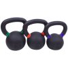 Kettlebell Sportago Ironside Sada powdercoated kettlebellu - 4 + 6 + 8 + 10 kg