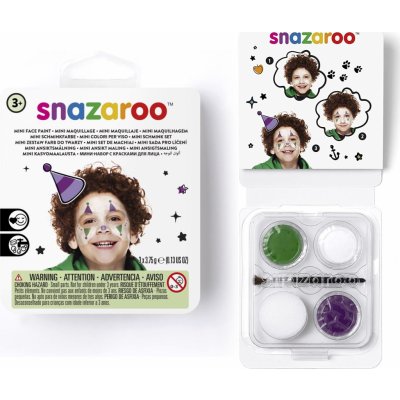 Snazaroo Mini sada barev na obličej - klaun – Zboží Mobilmania