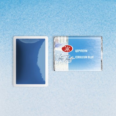 Akvarelové barvy White Nights Semi-dry 2.5 ml 503 Ceruleum blue – Zboží Dáma