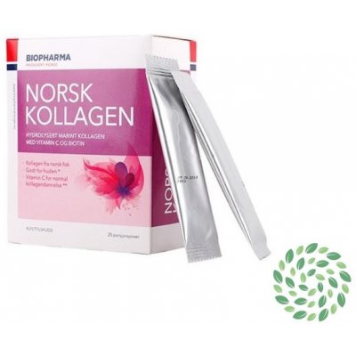 Biopharma Norsk Kollagen prášek v sáčcích á 5 g 25 ks – Hledejceny.cz