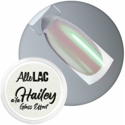 A la Hailey glass effect AlleLac Nr.2 Zrcadlový aurora prášek – Hledejceny.cz