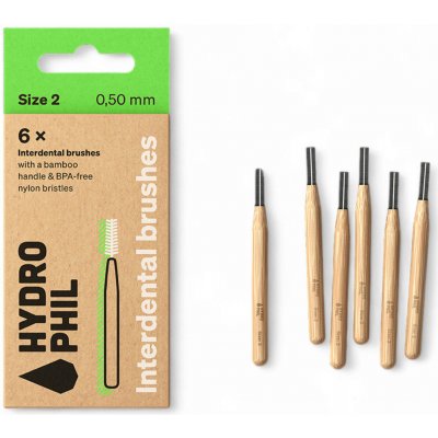 Hydrophil Bambusový mezizubní kartáček 0,50 mm 6 ks – Zboží Mobilmania