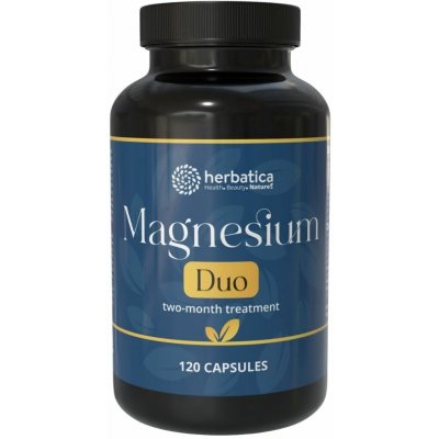 Herbatica Magnesium DUO dvouměsíční kúra 120 kapslí – Hledejceny.cz