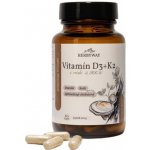 Herbyway Vitamín D3+K2 s reishi 2500 UI 60 kapslí – Hledejceny.cz