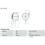 generátor BOSCH 0 986 034 990