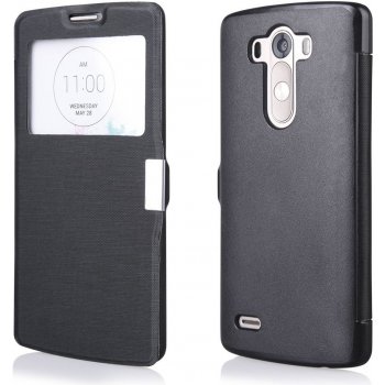 Pouzdro Ego mobile LG G3s D722 FLIP CASE magnet- černé
