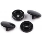 Plastové patentky / stiskací knoflíky vel. 18" Varianta: 4 B5 černá, Balení: 50 sada – Zboží Dáma