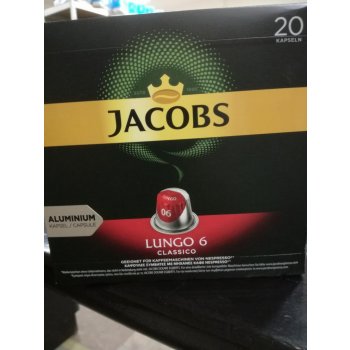 Jacobs Lungo Classico inenzita 6 20 ks