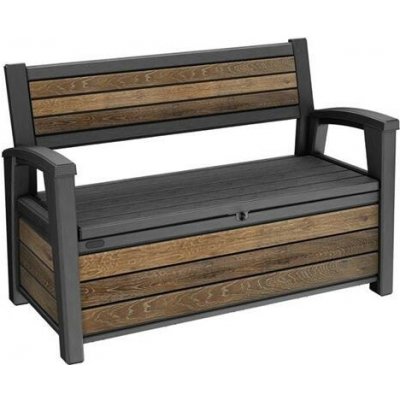 Keter Deco Garden Bench Walnut 261839 – Zboží Dáma