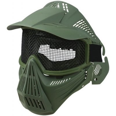 Maska Kombat s mřížkou zelená – Hledejceny.cz