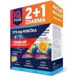 IQ Mag 375 mg hořčíku + vitamín B6 s příchutí pomeranče 3x20 šumivých tablet – Hledejceny.cz