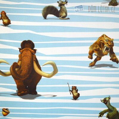 Zatemňovací látka Doba ledová, digitální tisk – Zboží Dáma