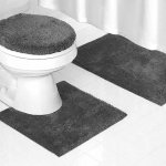 Ruhhy 22061 Koupelnová a WC předložka šedá 80 x 50 cm – Zboží Dáma