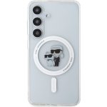 Karl Lagerfeld IML Glitter Karl and Choupette MagSafe Samsung Galaxy S24 čiré – Hledejceny.cz