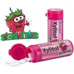 Miradent Xylitol DĚTSKÉ žvýkačky JAHODA 30 ks – Zboží Dáma