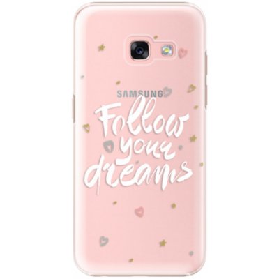 Pouzdro iSaprio Follow Your Dreams Samsung Galaxy A3 2017 bílé
