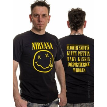 Official Nirvana T Shirt Smiley