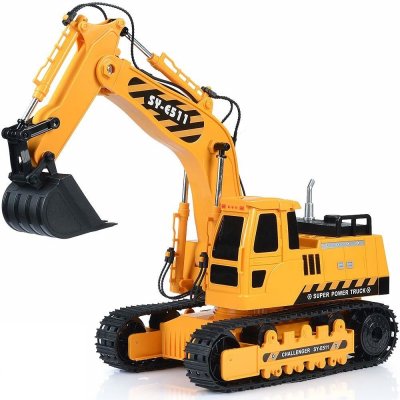 Jamara EXCAVATOR pásový bagr funkční lopata otočná věž zvukový modul LED RTR 1:20