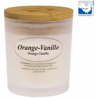 Kerzenfarm Přírodní svíčka Orange Vanilla, mléčné sklo 1 ks, 8 cm – Hledejceny.cz