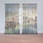 Záclony Brooklynský most: 2 ks - 150x250 cm - Sablio – Hledejceny.cz