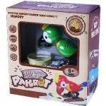 Pokladnička na mince hladový papoušek zelený – Zboží Dáma