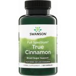 Swanson Cejlonská Skořice True Cinnamon 300 mg 120 kapslí – Hledejceny.cz
