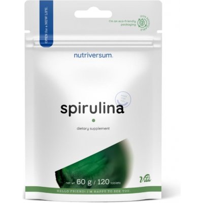 Nutriversum Spirulina 120 tablet – Hledejceny.cz