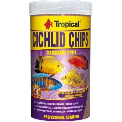 Tropical Cichlid Chips 5 l, 2,6 kg – Zboží Mobilmania