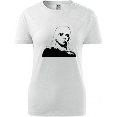 Bílé dámské tričko Billie Eilish – Sleviste.cz