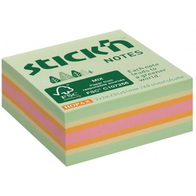Hopax Stick'n Notes FSC Pastel 51 x 51 mm, 240 listů – Zboží Živě