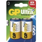 GP Ultra Plus Alkaline D 2ks 1017412000 – Zboží Mobilmania